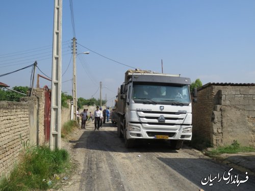 بازدید فرماندار رامیان ازبرخی از پروژه های بنیاد مسکن در شهرستان