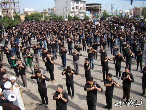 برگزاری مراسم روز عاشورا در شهرها و روستاهای رامیان