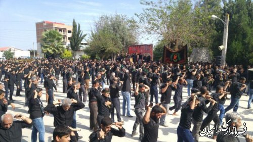 برگزاری مراسم روز عاشورا در شهرها و روستاهای رامیان