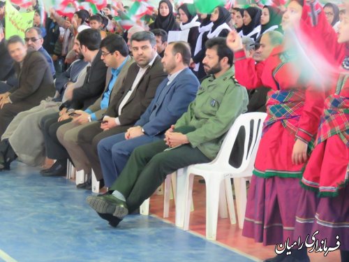 گلبانگ انقلاب در شهرستان رامیان  نواخته شد