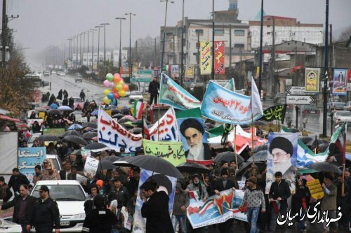 برگزاری راهپیمایی باشکوه 22بهمن درشهر دلند