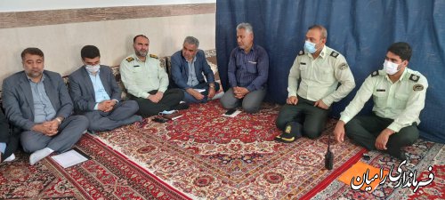برگزاری میز خدمت در روستای قره قاچ