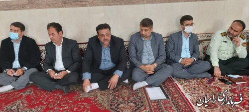 برگزاری میز خدمت در روستای قره قاچ