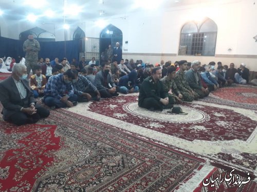 برگزاری یادواره شهدای روستای قره قاچ