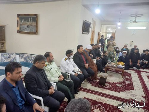 دیدار با خانواده معظم خلبان شهید محمد جواد بای