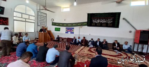مسائل روستای سنگستان بررسی شد