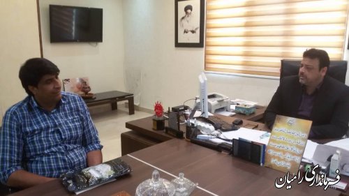 ملاقات عمومی فرماندار رامیان برگزار شد