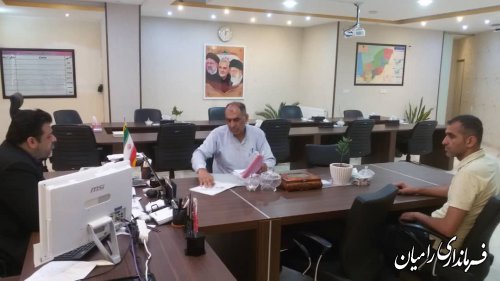 ملاقات عمومی فرماندار رامیان برگزار شد