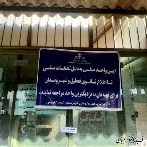 پلمپ دو واحد نانوایی در دلند و خان به بین به دلیل تخلف