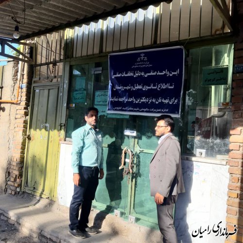 پلمپ دو واحد نانوایی در دلند و خان به بین به دلیل تخلف