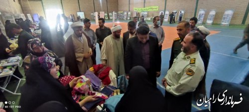افتتاح نمایشگاه طرح اسوه در رامیان