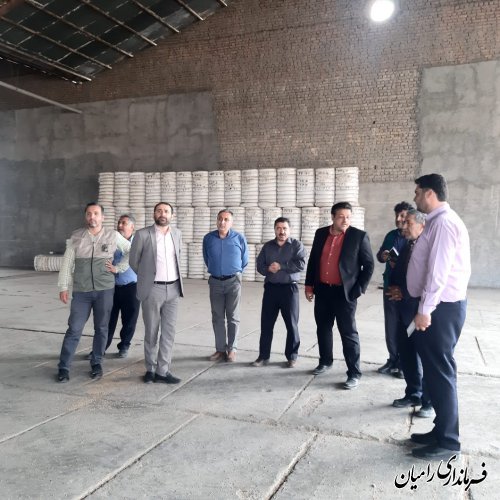 بازدید فرماندار رامیان از مراکز خرید گندم