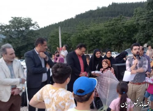 جشنواره پرواز بادبادکها در رامیان با حضور فرماندار و جمعی از مسئولین شهری برگزار شد