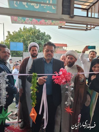 افتتاح جامعه القرآن در روستای زینب آباد