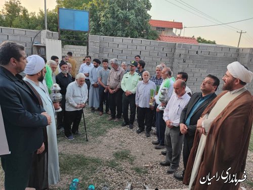 افتتاح جامعه القرآن در روستای زینب آباد