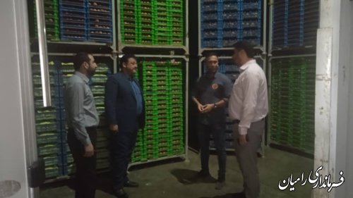 بازدید فرماندار رامیان از دو واحد تولیدی شهرستان