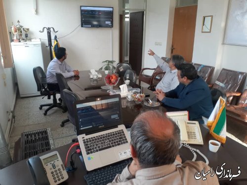 بازدید فرماندار رامیان از ادارات شهرستان