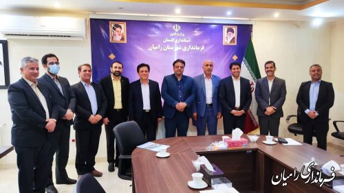 تکریم و معارفه در اداره راهداری و حمل و نقل جاده ای رامیان