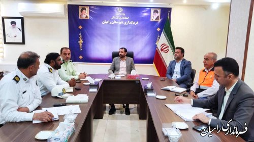 جلسه شورای ترافیک شهرستان به ریاست رجبلو معاون فرماندار تشکیل گردید