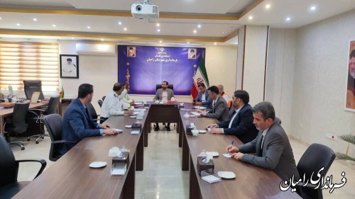 جلسه شورای ترافیک شهرستان به ریاست رجبلو معاون فرماندار تشکیل گردید