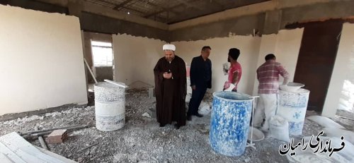 بازدید فرماندار رامیان از پروژه مرکز تخصصی تربیت مربی کشاورزی نی تپه