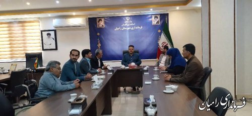 تکریم و معارفه در اداره بهزیستی شهرستان رامیان