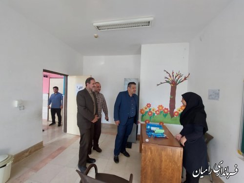 افتتاحیه طرح سنجش جسمانی و آمادگی نوآموزان بدو تحصیل در رامیان