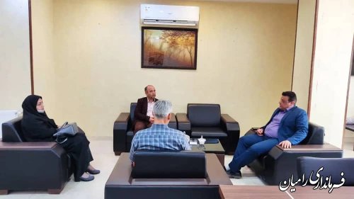 نشست فرماندار با معاون مدیر کل میراث فرهنگی استان