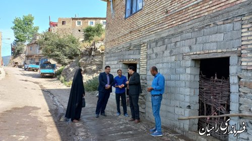 بازدید فرماندار رامیان از روستای کشکک