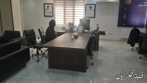 ملاقات عمومی فرماندار رامیان با شهروندان برگزار شد