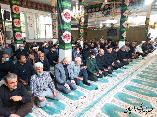 حضور معاون هماهنگی امور اقتصادی استاندار  در نماز جمعه رامیان