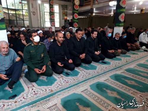 حضور معاون هماهنگی امور اقتصادی استاندار  در نماز جمعه رامیان