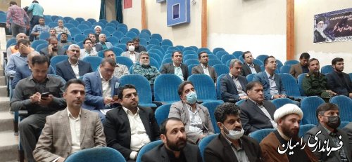مراسم  افتتاح و آغاز عملیات اجرایی ۴۱۵ پروژه در شهرستان رامیان