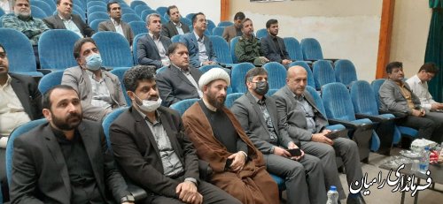 مراسم  افتتاح و آغاز عملیات اجرایی ۴۱۵ پروژه در شهرستان رامیان