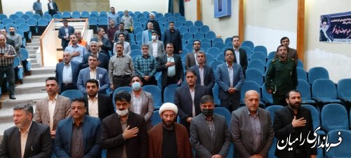 مراسم  افتتاح و آغاز عملیات اجرایی ۴۱۵ پروژه در شهرستان رامیان