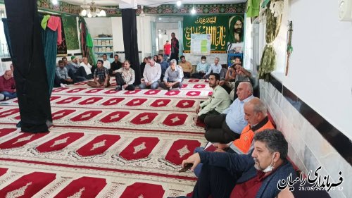 برگزاری میز خدمت ویژه روستاهای دهستان قلعه میران