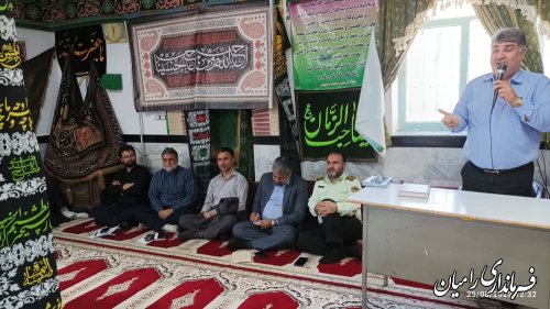برگزاری میز خدمت ویژه روستاهای دهستان قلعه میران