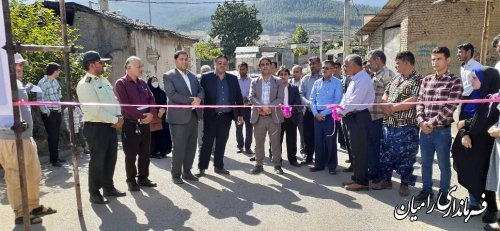 افتتاح و آغاز عملیات اجرایی پروژه های عمرانی بنیاد مسکن در شهرستان رامیان
