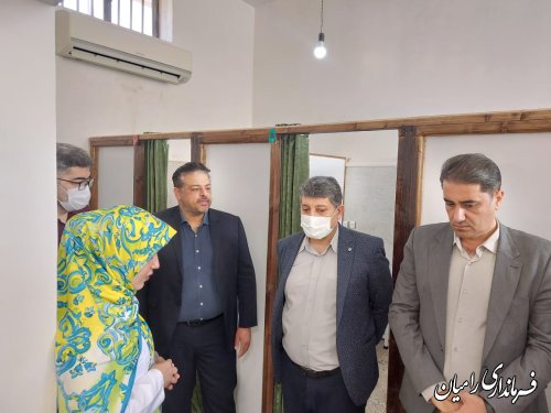 افتتاح مرکز فیزیوتراپی مهر در رامیان