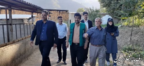 افتتاح گاوداري شیری صنعتی در رامیان