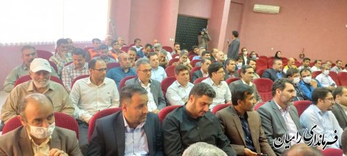 ویژه برنامه گرامیداشت یاد و خاطره شهیدان رجایی و باهنر در رامیان برگزار گردید