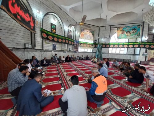 برگزاری میز خدمت در روستای لاله باغ