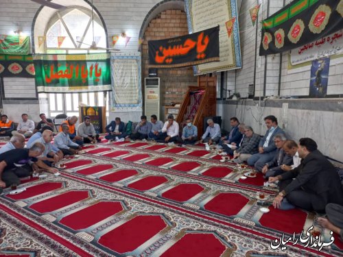 برگزاری میز خدمت در روستای لاله باغ