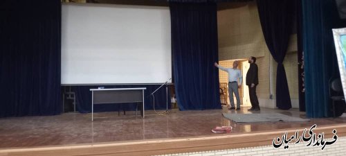 بازدید معاون فرماندار شهرستان رامیان از مجتمع فرهنگی هنری رامیان