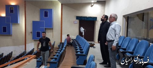 بازدید معاون فرماندار شهرستان رامیان از مجتمع فرهنگی هنری رامیان