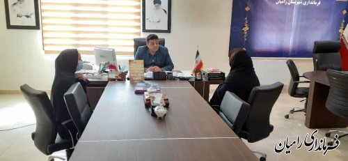 ملاقات عمومی فرماندار رامیان برگزار شد