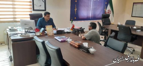 ملاقات عمومی فرماندار رامیان برگزار شد