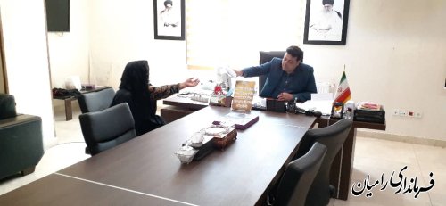 ملاقات عمومی فرماندار رامیان برگزار شد