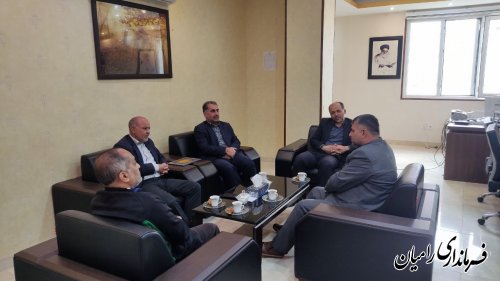 دیدار رئیس و هیأت علمی دانشگاه آزاد اسلامی واحد آزادشهر با فرماندار رامیان