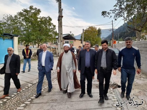بازدید سرپرست فرمانداری رامیان از روستای سید کلاته